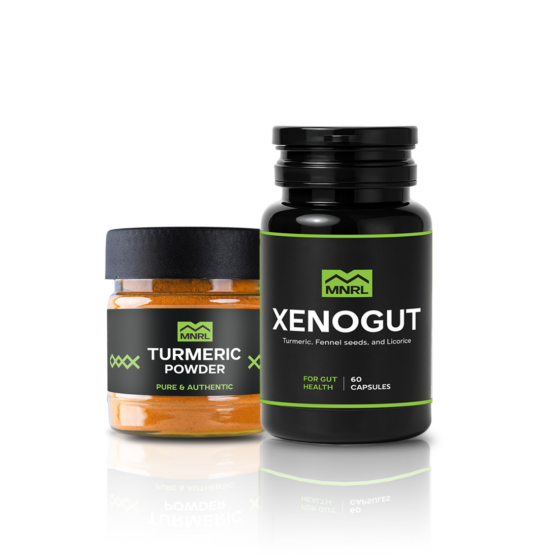 Bundle of 2 - Xenogut + 50g Turmeric Powder ہلدی پاؤڈر