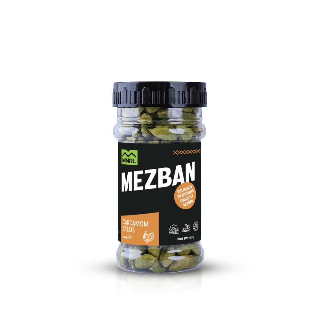 Mezban by MNRL – 60g 8mm Premium Green Cardamom سبز الائچی